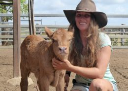 "Montana", eines meiner kleinen Kälber Eines meiner kleinen Kälber "Montana" und ich